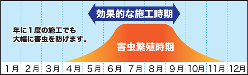 効果的な施工時期